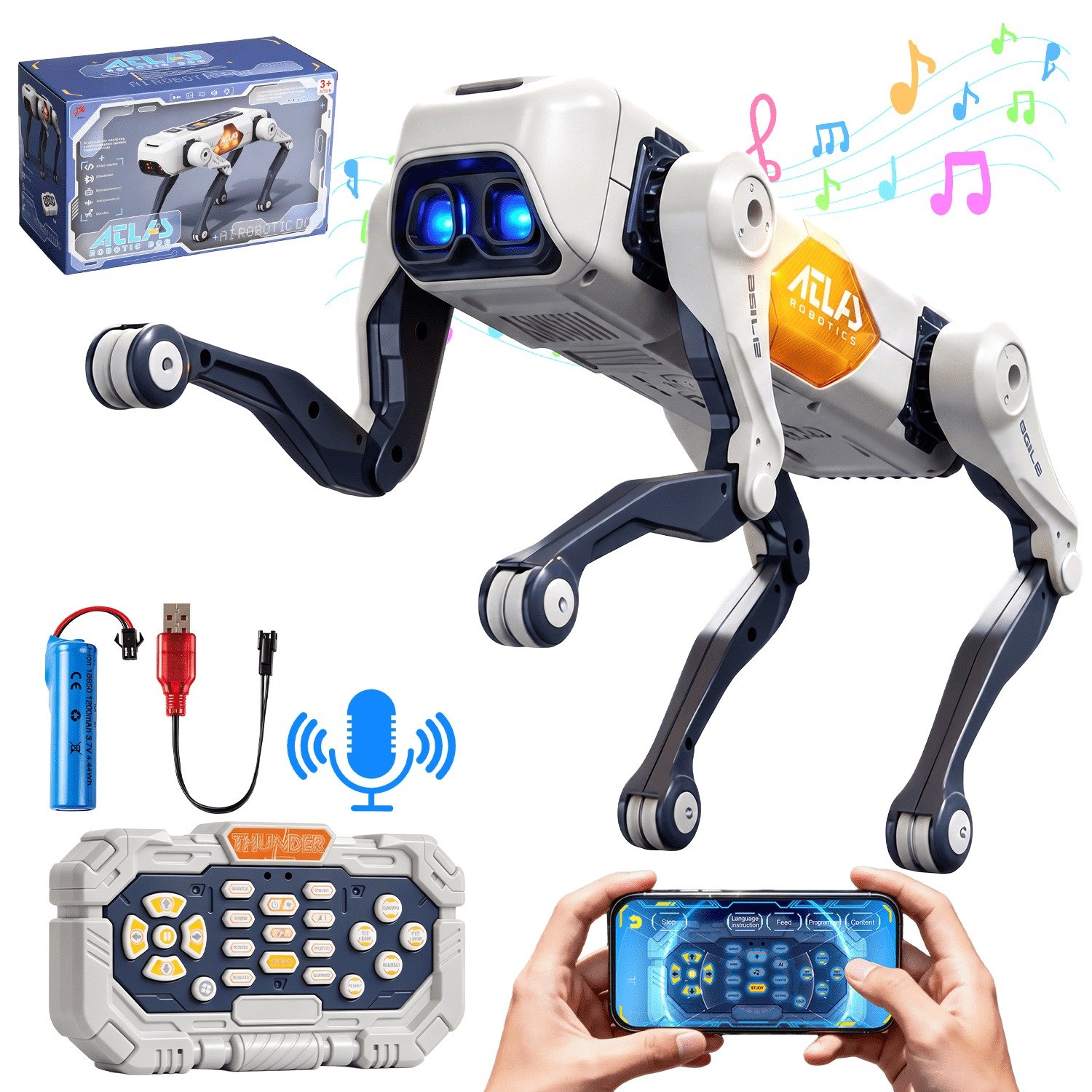 Advanced AI Mechanical Dog with Smart Robotic Technology