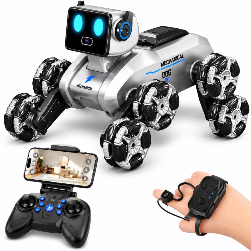 H29 Robot Camera Dog Car Toy Price in Bangladesh | Gesture Control Stunt RC Mechanical Dog
